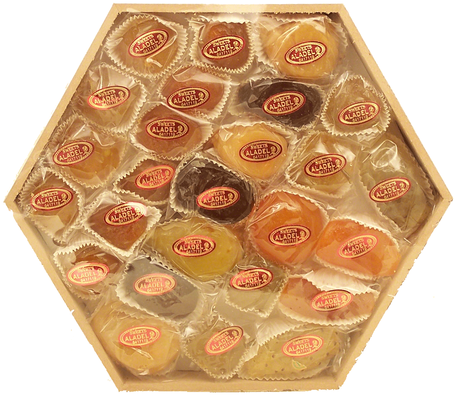 Al Adel Establishment Eibo & Sons  glazed fruits, hexagonal Full-Size Picture